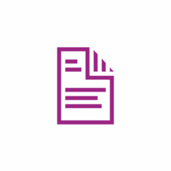 Document Icône violette