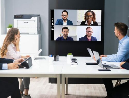 Imprimante Xerox® B410 en situation au travail