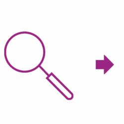 Recherche icône violet